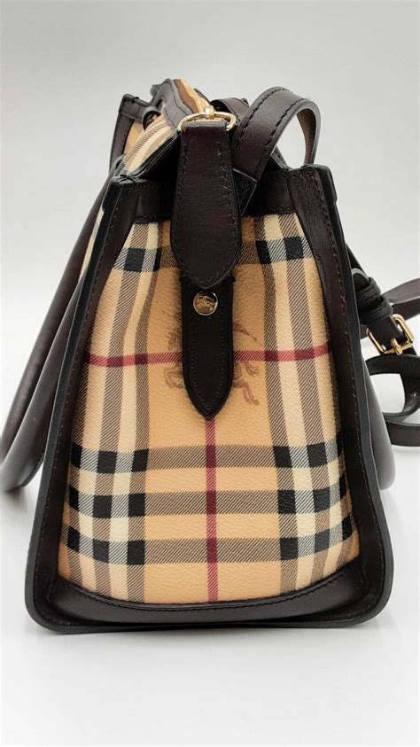 burberry haymarket small gladstone tote|Burberry Small Haymarket Gladstone Tote .